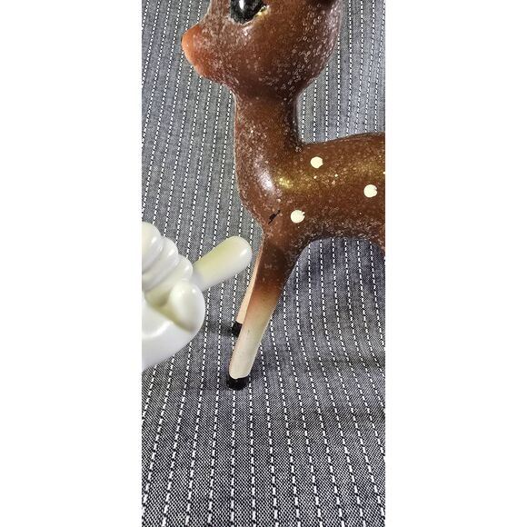 Retro Style Sugar Glitter Ceramic Deer - Picture 6 of 9